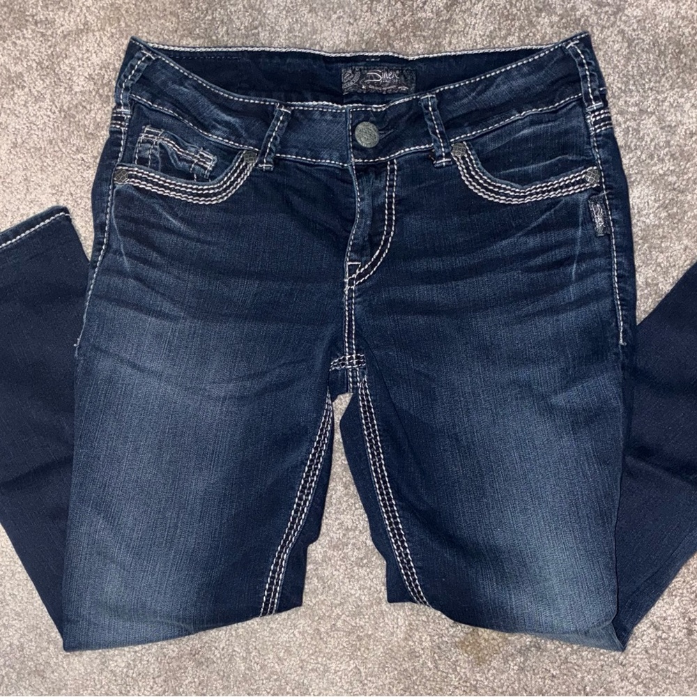 Silver capri jeans perfect condition